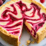 Raspberry Swirl Lemon Cheesecake
