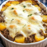 Cheesy Hamburger Potato Casserole